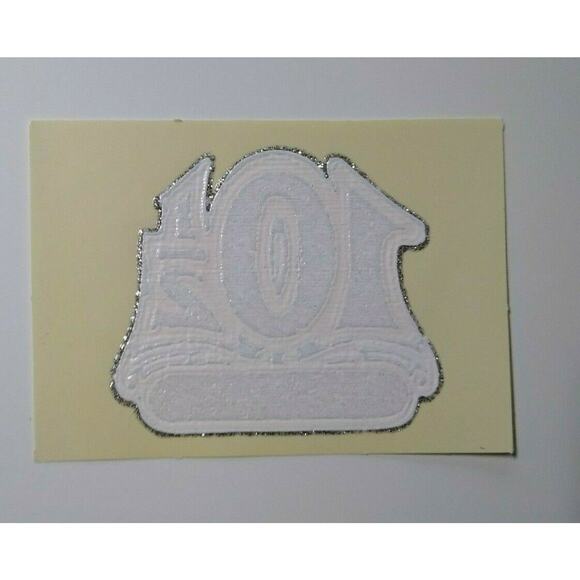 10 1/2 On A Scale Of 10 Screamin Gleamin Glitter Iron-On Decal Donruss Retro 70s - Picture 2 of 4
